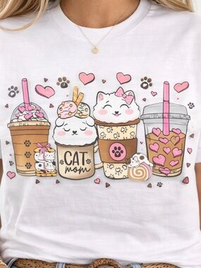 coffee Shirt Cute Graphic Tee Coffee Lover Trendy Mom Shirt summer top bundle